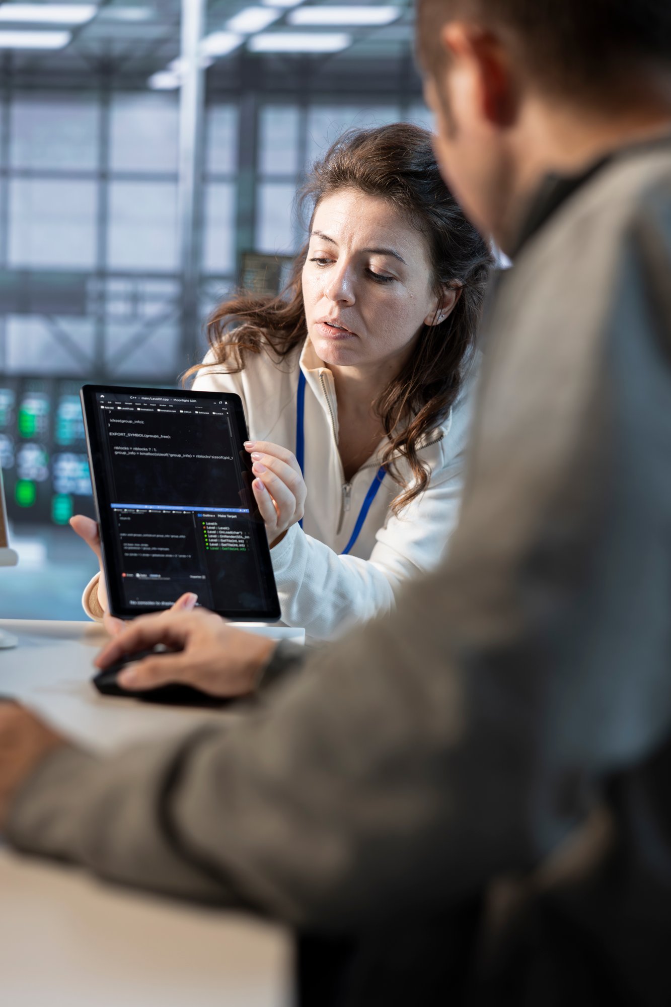 team-engineers-using-tablet-data-center